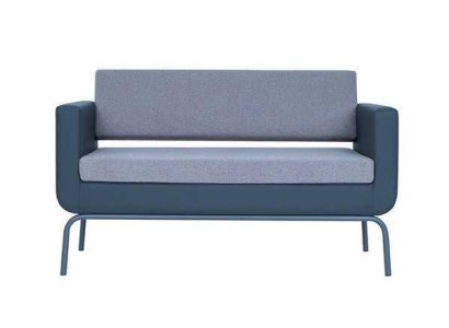 Gray Upholstery Sofa Designer 3-Seater Imitation leather 3-seater Couch Modern new